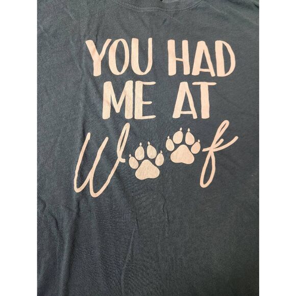 Torrid "You Had Me At Woof" Classic Fit Heritage Jersey Crew Tee. Size 2 - Picture 2 of 4
